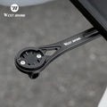 WEST BIKING Multifunctional Aluminum Alloy Speedometer Bracket With Three Bases Cycling Bracket Bike Computer Camera Bracket