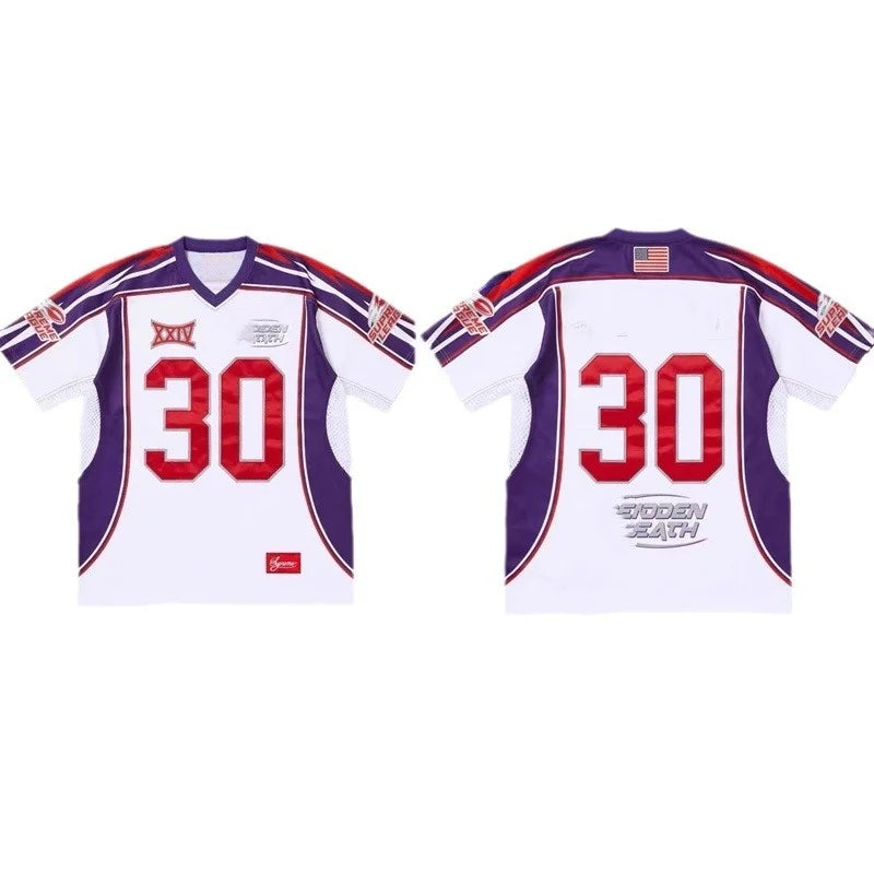 Xxxxl Shirts 2025 Men's Women's V-Neck Sports T-Shirts Quick-Drying Breathable Mesh Multi-Embroidered Stitching for Quick-Drying
