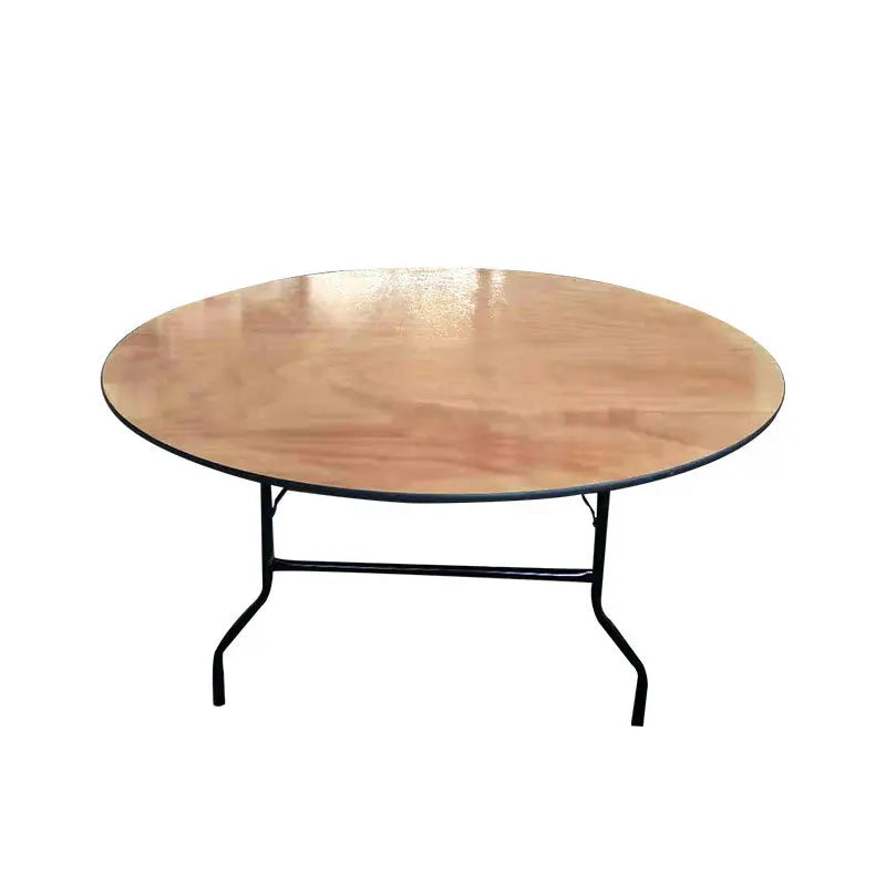 Wholesales Cheap Durable Wedding Party Outdoor Banquet Table Plywood Round Folding Table