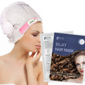 Vegan Organic Repairing Shea Butter Conditioning Hair Cap Sheet Mask for Curly Hair