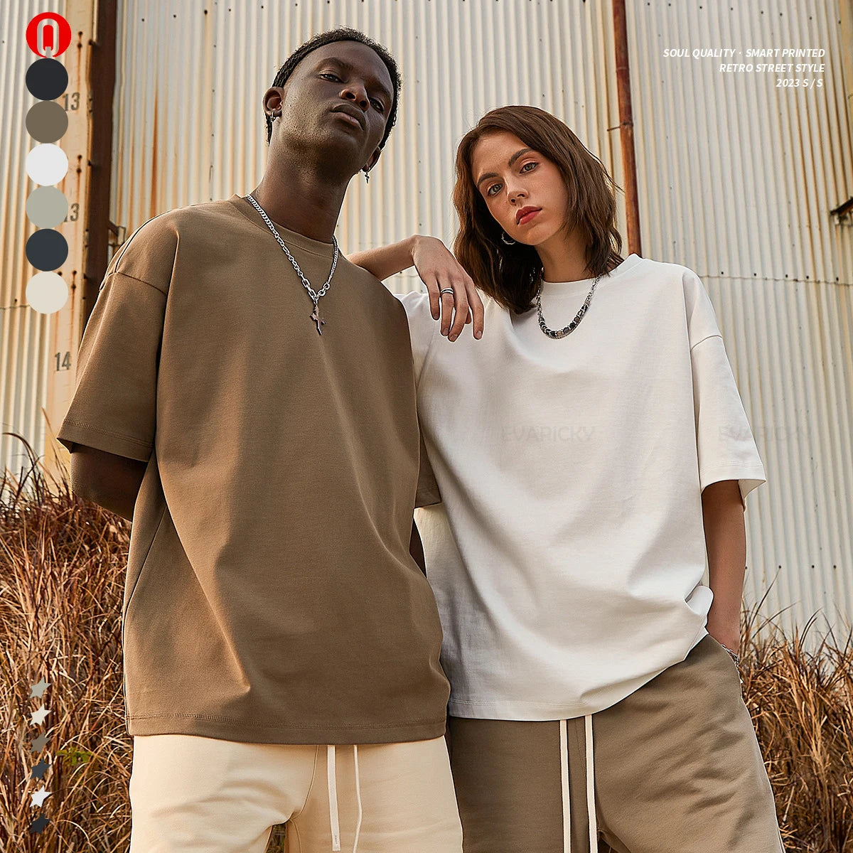 Wholesale Summer Blank Women Clothing Casual Printed T-Shirt Top Custom Neck Quick Dry Breathable Heat-Transfer Printed Unisex