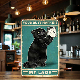 Custom Tin Metal Plaque UV Printing Personalized Design Love/Letters/Antique/Animal Themes 20x30cm Rectangle Home/Wedding Decor