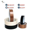 2- Heat Resistant Anti-Static Low-Static ESD PTFE Coated Fiberglass Glass Cloth With Silicone Glue Self Adhesive Tape
