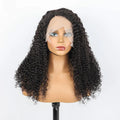 HD Lace Full Virgin Brazilian Human Hair Wigs Deep Wave Curly Transparent Lace Front Human Hair Wigs for Black Women