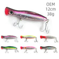 Wholesale Big Bait Popper 120mm/38g Top Water Hard Baits Artificial Bait Fishing Lure GT Fishing MegaBDM