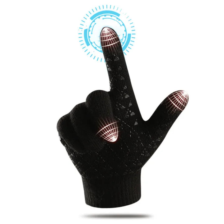 GOLOVEJOY DZ32 Windproof Warm Knit Anti Slip Other Sports Touchscreen Texting Driving Cycling Touch Screen Winter Gloves