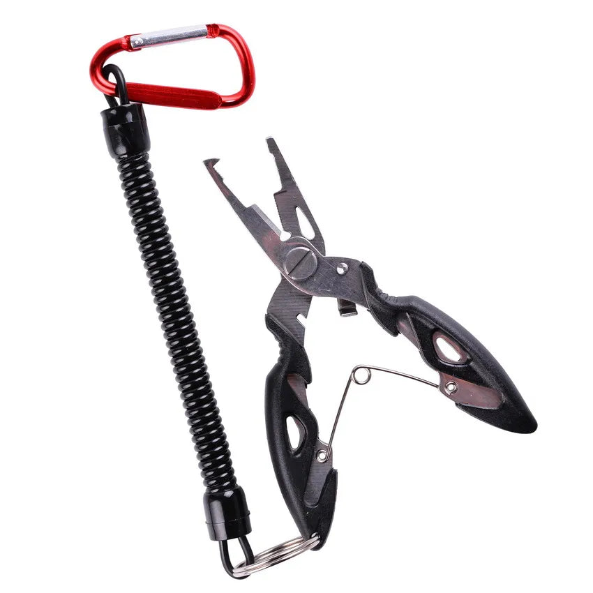 XINGQIU Multifunction Fishing Tools Accessories for Goods Winter Tackle Pliers Vise Knitting Flies Scissors Braid Set Fish Tongs