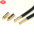 Wholesale Brass Nickel-Free Eco-Friendly Round Metal Head Shoelace Aglet Tipping Webbing Tail Clip for Sweatshirt Rope Shoelace
