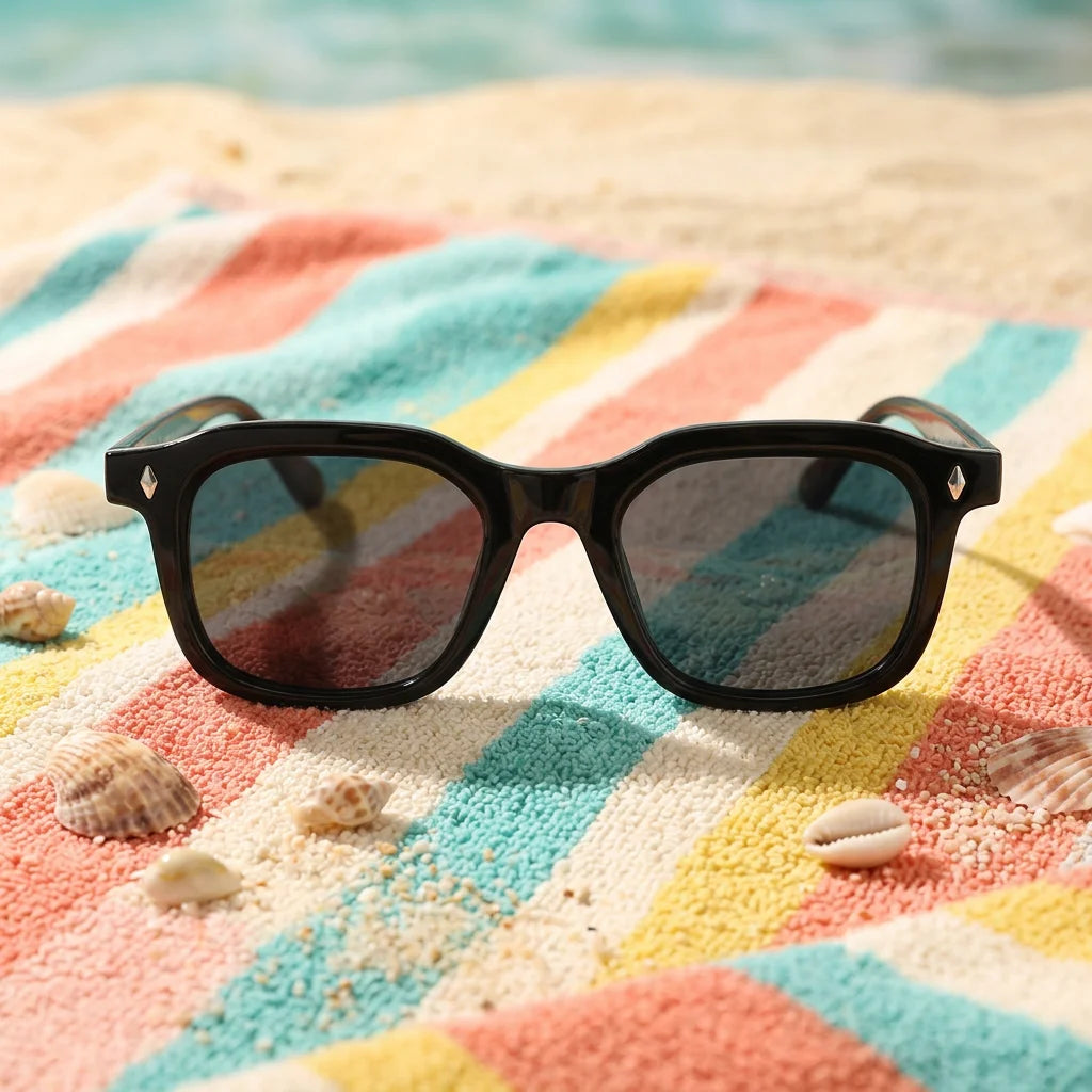 2025 European and American Retro Rectangle Sunglasses Light Weight PC Frame Popular Design for Men and Women
