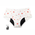 Shanhao OEM Print Youth Girls 4 Layers Absorbent Menstrual Underwear Cotton Culottes Menstruelles Teen Period Panties
