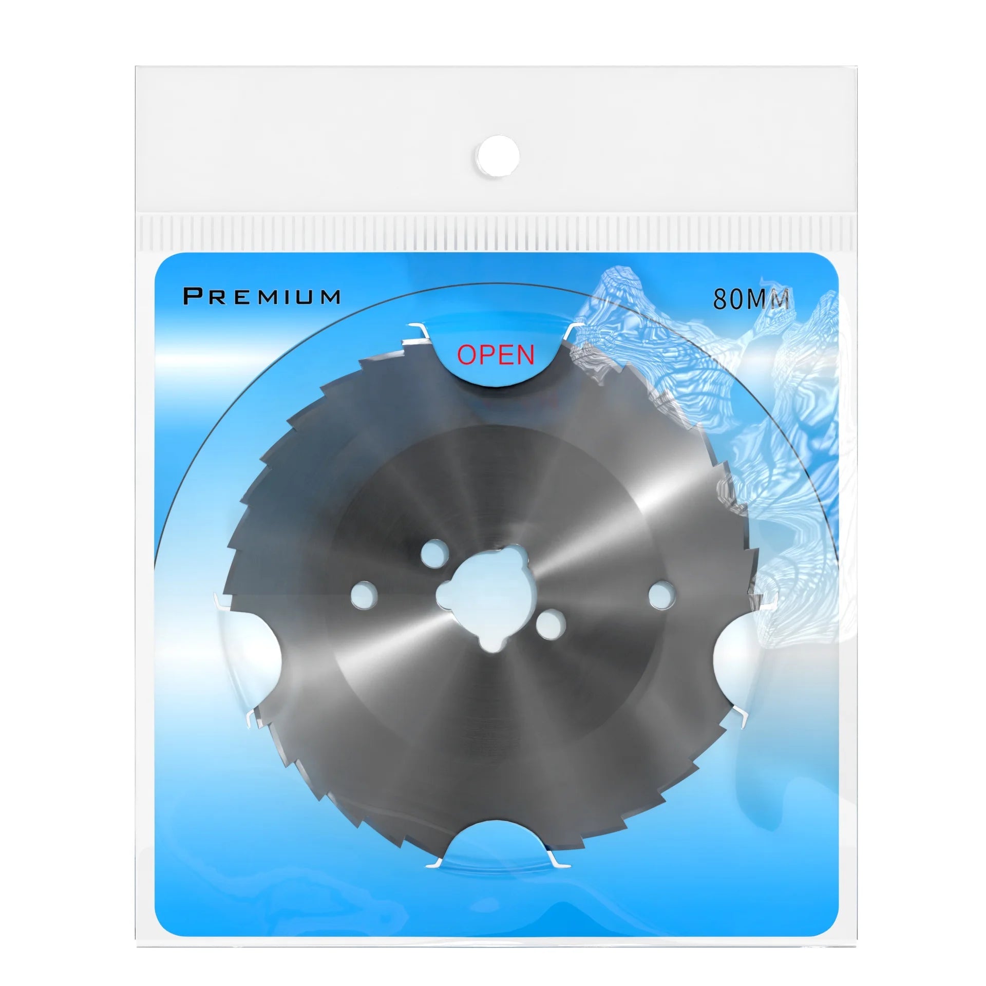 Custom Wholesale Kebab Knife Slicer Blade Doner Smooth Blade Saw Blade 80mm for Potis