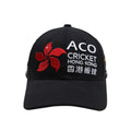 China Manufacturer Professional Custom Logo Made Cotton Twill 6 Panel Structured Black Sports Baseball Cap