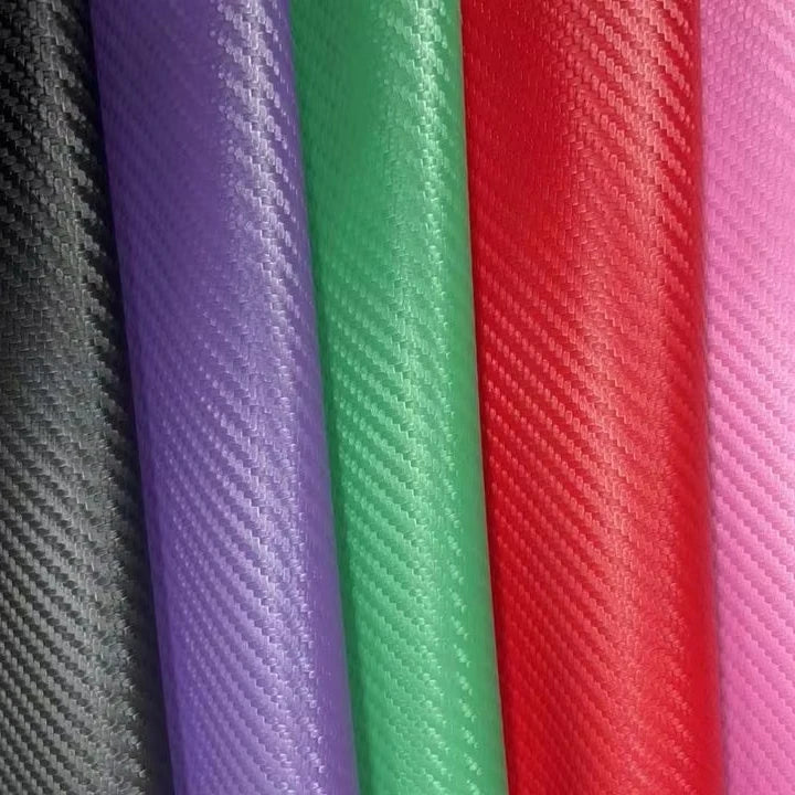 12x24 Inch Premium Leatherette Blank Silver Carbon Fiber/Black Laserable Leatherette Sheets for Hat Patch Without Adhesive