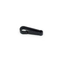 Factory Sale Multi-Purpose Black Plastic Buckles  S Shaped Hook Clip Clasps for Lanyard String Rope