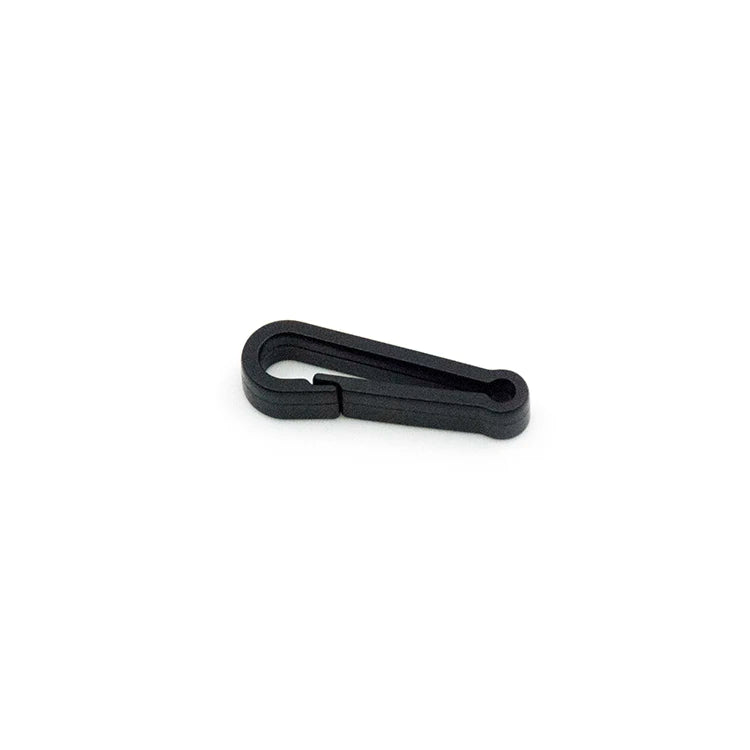 Factory Sale Multi-Purpose Black Plastic Buckles  S Shaped Hook Clip Clasps for Lanyard String Rope