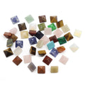 Seven Chakras Mini Pyramid Wholesale Decoration Polished Folk Art Mini Natural Crystal Pyramid