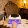 X30 Cordless Tech Table Light Infrared Sensing Smart Manicure Dryer LCD Nail Salon Dryer 42 Beads 96w Gel UV Led Nail Art Lamp