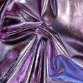 Fashionable Iridescent Faux PU Leather Fabric Rainbow Dazzle Color for Accessories Jewel Boxes Sofas Furniture Decorative