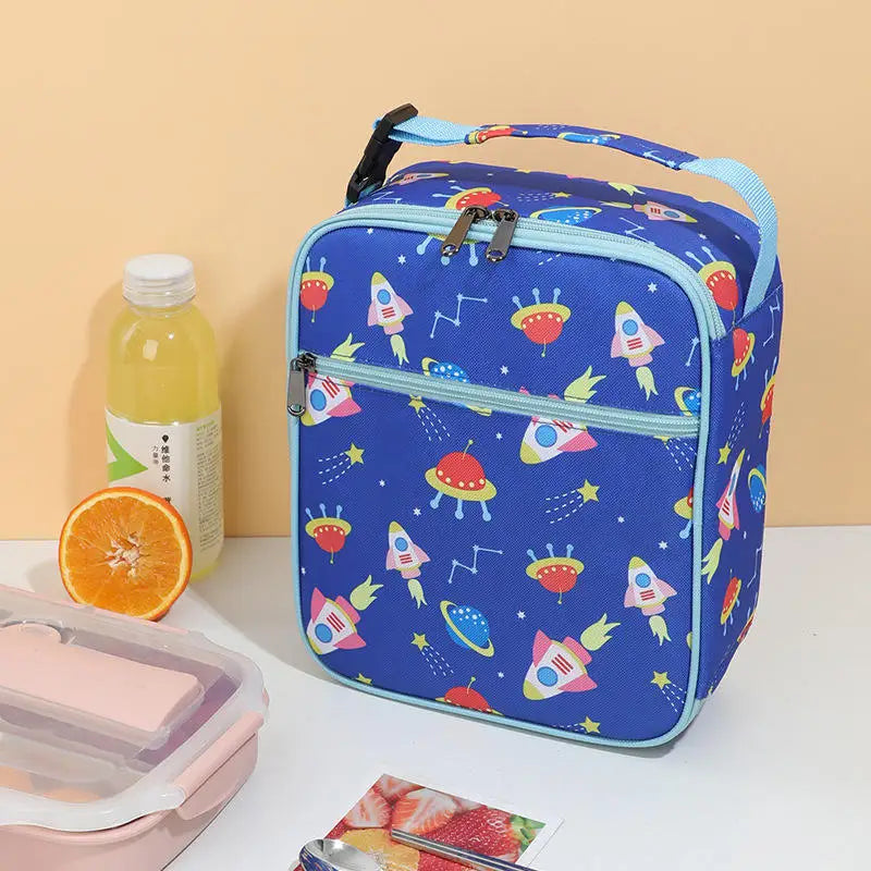 Direct Factory Sale Custom Logo Oxford Material Lunch Bag Fashion Style Kids Students' Lunch Ice Bag Wholesale