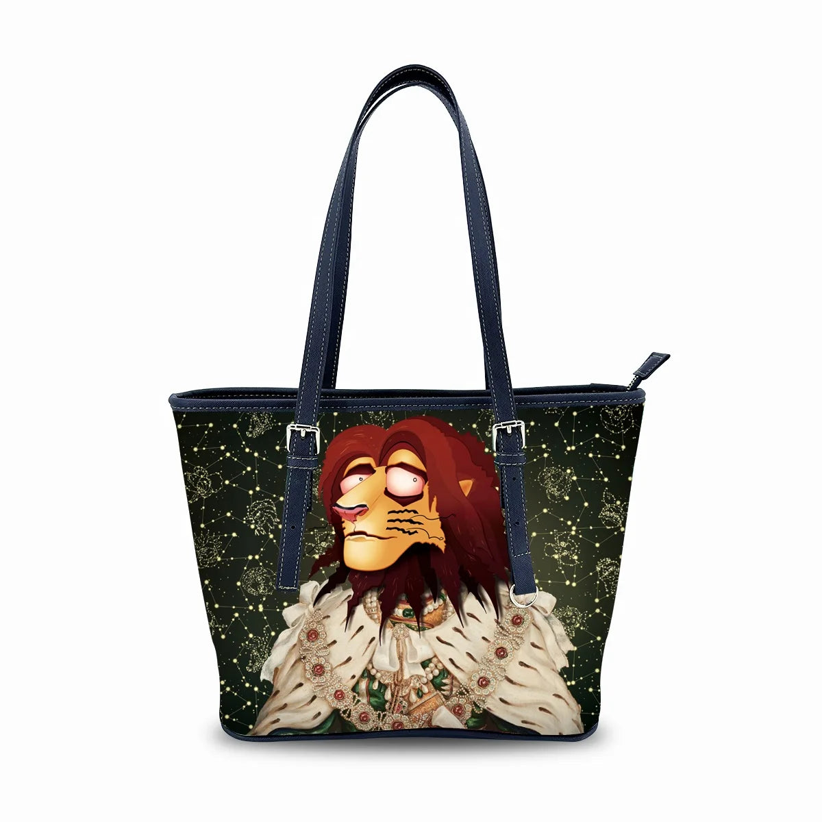 Women's Designer Tote Bag Customizable PU Leather Bag with Water Resistant and Anti-Theft Adjustable Strap for Travel