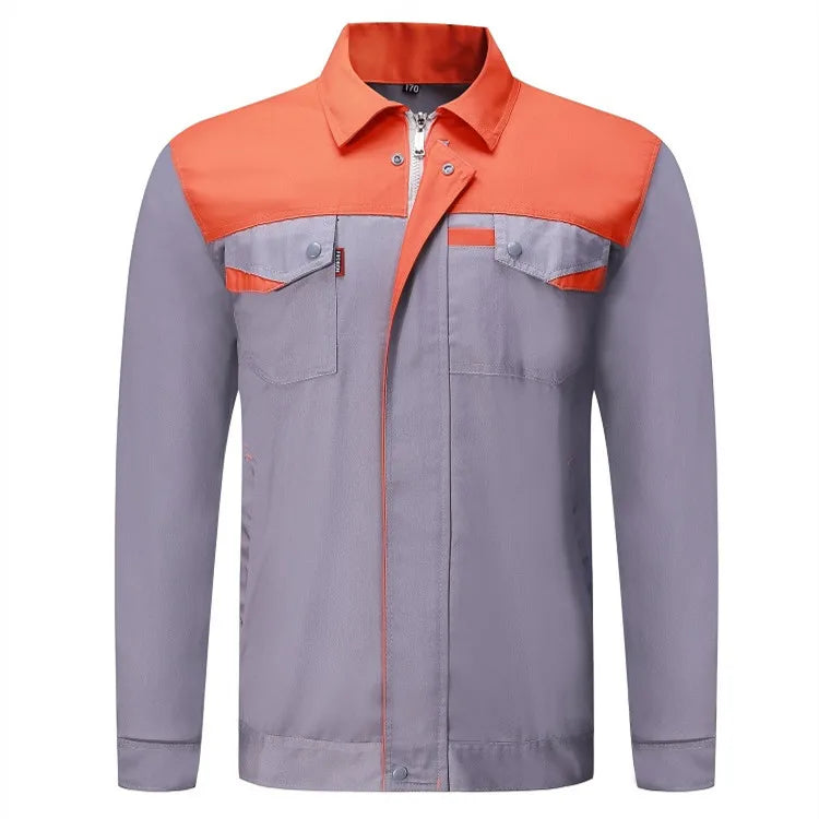 Auto Repair Work Coverall with Long Sleeves Spring Winter Labor Protection Clothing Set for Porter Workshop Factory Uniforms
