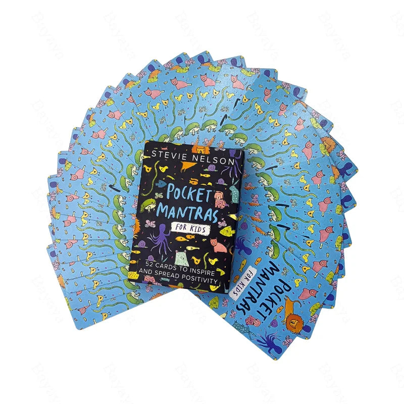 Custom Packaging Colorful Mindful Paper Positivity 52 Children's Affirmation Cards