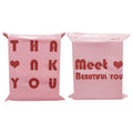 Ready to Ship Cute Pink Thank You Clothing Packaging Courier Bag Custom Shipping Polymailer Mailing Bags