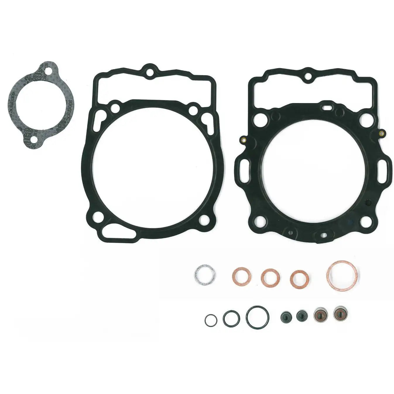 Husaberg 390 FE 10-11 Top Gaskets Flat Ring Pattern High Temperature Resistance Made of Graphite Rubber Copper Metal Felt