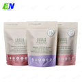 Customize Printing Resealable Kraft Paper Bag Tea Coffee Snacks Bag with Zip Lock Food Grade Bag