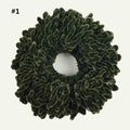 Factory Wholesale New Style Polyester Elastic Large Fabric Scrunchies Hair Accessories for Lady
