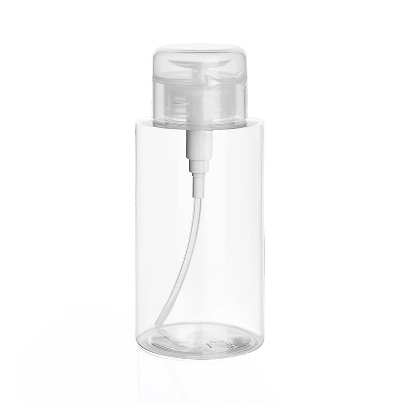 120ml 150ml 200ml  290ml Empty Packaging Makeup Plastic  Nail Polish Remover Bottle with Pump