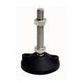80mm Diameter Heavy Duty Leveling Feet with 2 Holes M8 Pad Leveling Feet for Industrial Furniture Legs