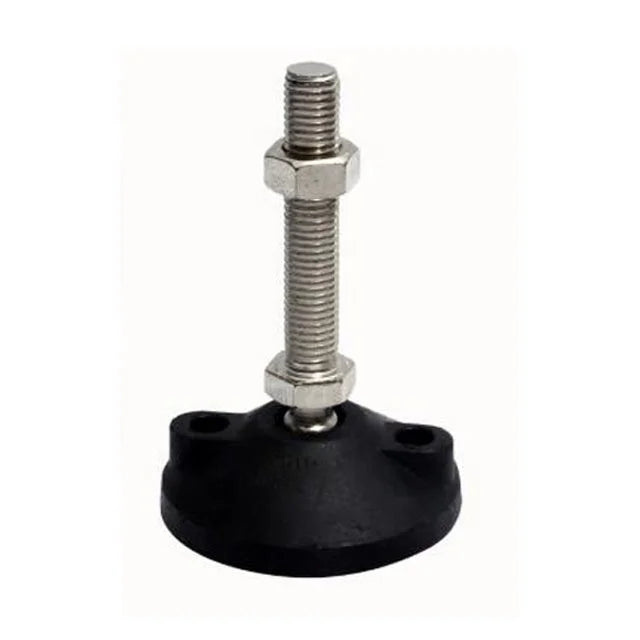 80mm Diameter Heavy Duty Leveling Feet with 2 Holes M8 Pad Leveling Feet for Industrial Furniture Legs