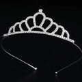 Fashion Girl Diamond Headband Princess Crown Tiaras Kids Crystal Headband
