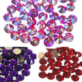 2088 8+8 Cut Hotfix Rhinestones Iron on Rhinestone 8 Big 8 Small Star Cut 16 Facets  Flat Back Crystal Hot Fix Stone with Strong