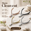 Popular Classic Manicure Pedicure Nail Clipper Nail Cutter Stainless Steel D501 Gold Silver Nail Nippers MegaBDM