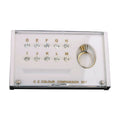 Top Quality CZ Loose Diamond Color Grade Tool D- M Gem Master Stone Set Gem Diamond Color Comparison Set Kit