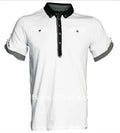 Oem Women Stripe Plain  Polo Shirt with logo