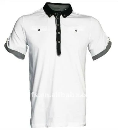 Oem Women Stripe Plain  Polo Shirt with logo