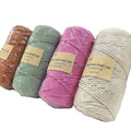 100% Polyester Cotton Thick Rope Dyed Pattern Hollow Strand Stylish Fancy Style Basket Yarn Stylish Basket Rope