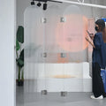Ripples Acrylic Screen Barrier Coffee Shop Interior Decoration Clothing Store Translucent Plexiglass Mobile Folding Partition