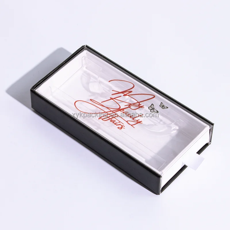 Beauty Eyelash of Korea 25mm Mink Eyelash Vendors Luxury Mink Strip New Extension White Eyelash Packaging Box clear case