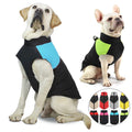 S to 5XL Cold Weather Warm Padded Cotton Pet Jacket Clothes Puppy Small Medium Dog Winter Coat with D Ring Leash
