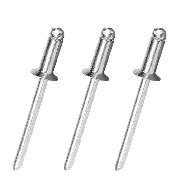 DIN7337 Open Type Rivets 1/8 Steel Mandrel Aluminum Pop Blind Rivet CSK Countersunk Head Blind Rivets
