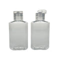 30ml 50ml 100ml Travel Size for Clear Plastic PET Octagonal Refillable Leak Proof Hand Sanitizer Bottles Screw Cap Lotion