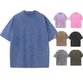 Acid Wash 100% Cotton Printing Embroidery 230gsm Heavy Cotton Plain Blank Unisex Men Women Tee t Shirt T-shirts T-shirt