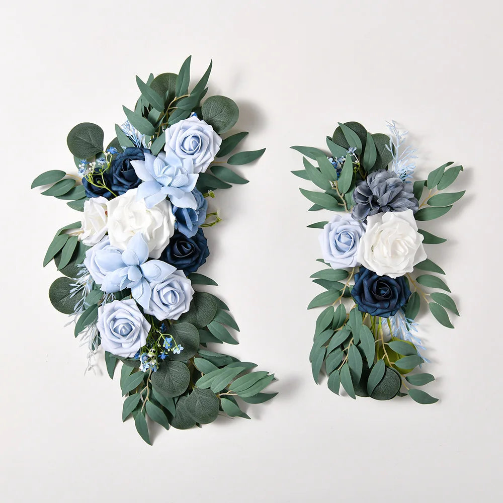 Hot Selling Arch Simulation Flower Welcome Flower Door Lintel Flower Water Sign Flower Artificial Flower Wedding Decoration
