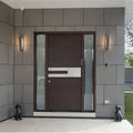 Modern House Fancy Exterior Composite Pivot Door with Waterproof Finish Customized Front Design