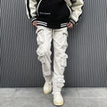 Custom Label Trousers for Men Drop Ship Men Streetwear Stock Cargo Sweat Pants