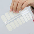 Fashion New Style Self-adhesive Nails Real Polish Strips Transparent Designs Nail Sticker